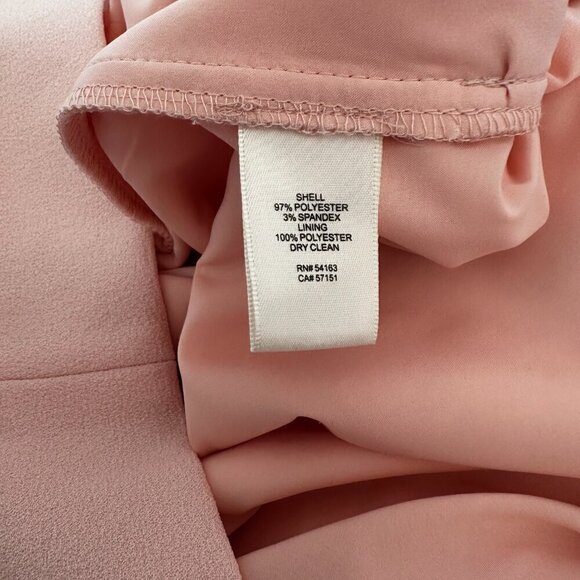 Eliza J Bell Sleeve Lace Inset Fit & Flare Pink Women's Dress Size 2 Petite - Picture 10 of 11